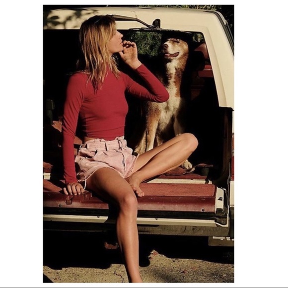 FREE PEOPLE BOHO CROP TOP OPEN TIE BACK CROPPED TEE FESTIVAL SUMMER T-SHIRT A3C - Picture 4 of 16